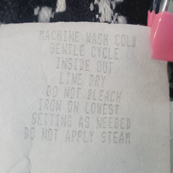 Jessica Ann Houndstooth Coat Faux Fur Collar Cuffs Lightweight Unlined Size 48M - Picture 6 of 6